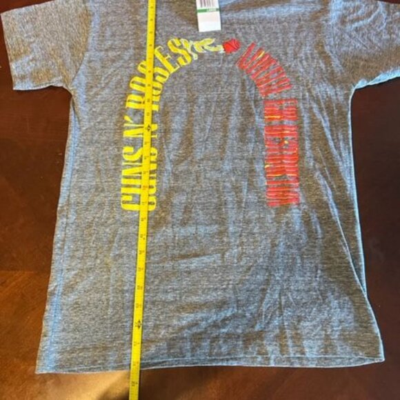 Guns N Roses T-Shirt appetite for destruction graphic both sides heather gray - Picture 3 of 9